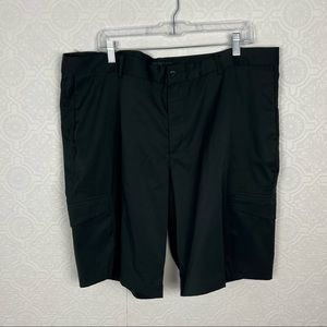 Nike Golf Standard Fit‎ Black Cargo Shorts Dri Fit 40 waist